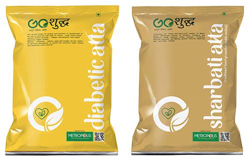 

Goshudh Premium Quality Diabetic Atta 1kg And Sharbati Atta 1kg Combo (Pack of 2)