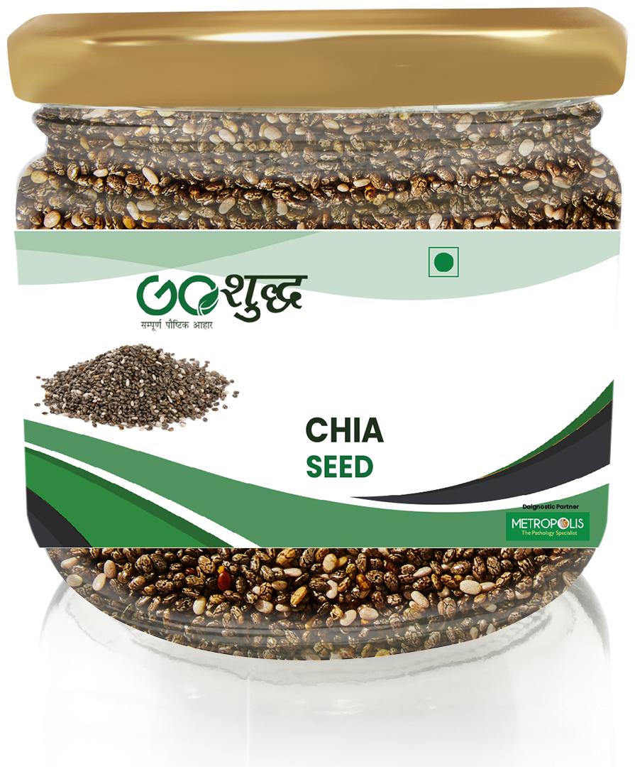 

Goshudh Premium Quality Chia Seeds (Glass Jar Pack) 200g (Pack Of 1)