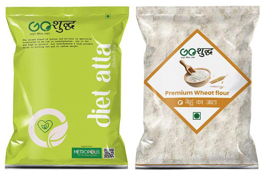 

Goshudh Premium Quality Wheat Flour Gehu Atta 1kg Diet Atta Flour 1kg