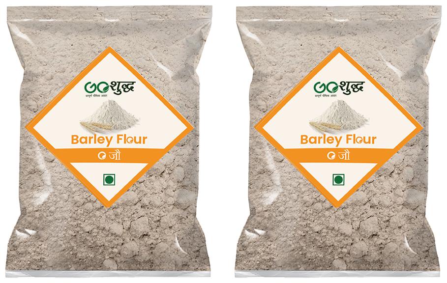 

Goshudh Premium Quality Barley Flour 1kg (Pack of 2)