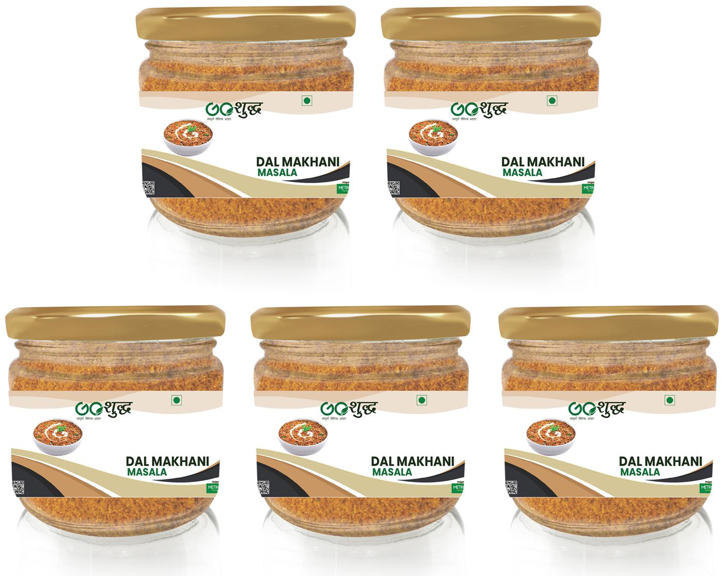 

Goshudh Premium Quality Dal Makhni Masala Glass Jar Pack 100g (Pack Of 5)