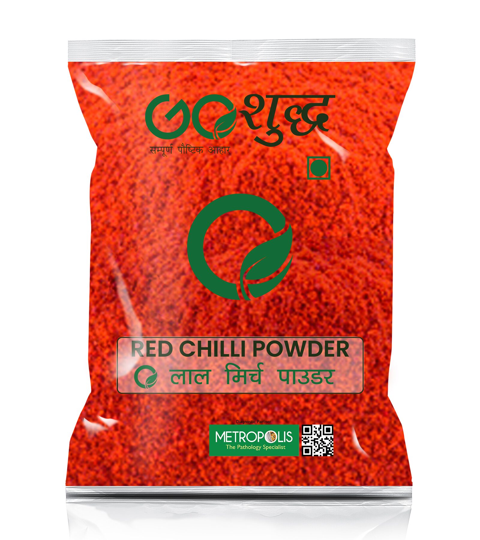 

Goshudh Premium Quality Red Chilli Pepper Powder (Lal Mirch)-500g
