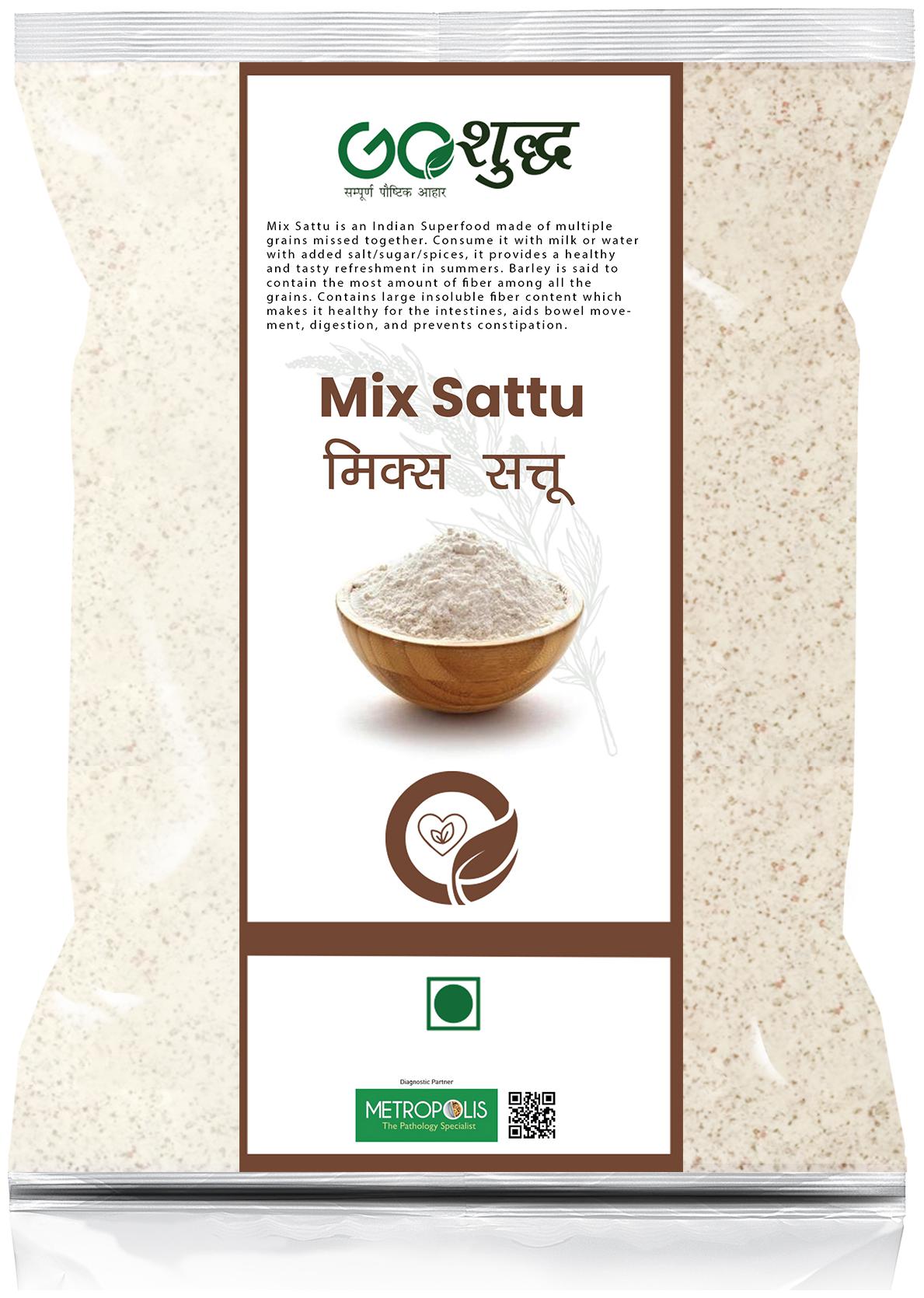 

Goshudh Premium Quality Mix Sattu 2kg (Pack Of 1)