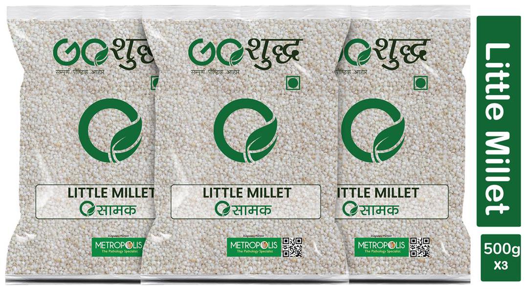 

Goshudh Premium Quality Samak (Little Millet)-500g (Pack Of 3)