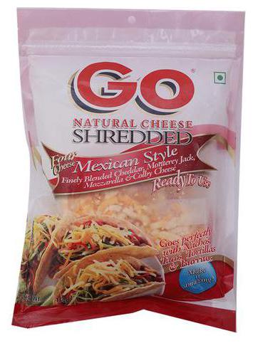 

Gowardhan Go Natural Cheese - Shredded Mexican Style 150 g Pouch