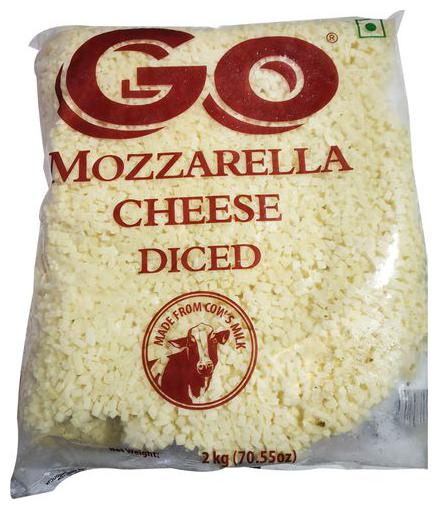 

Gowardhan Go Mozzarella Cheese - Diced 2 kg