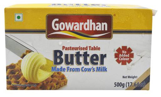 

Gowardhan Table Butter - Pasteurised 500 g