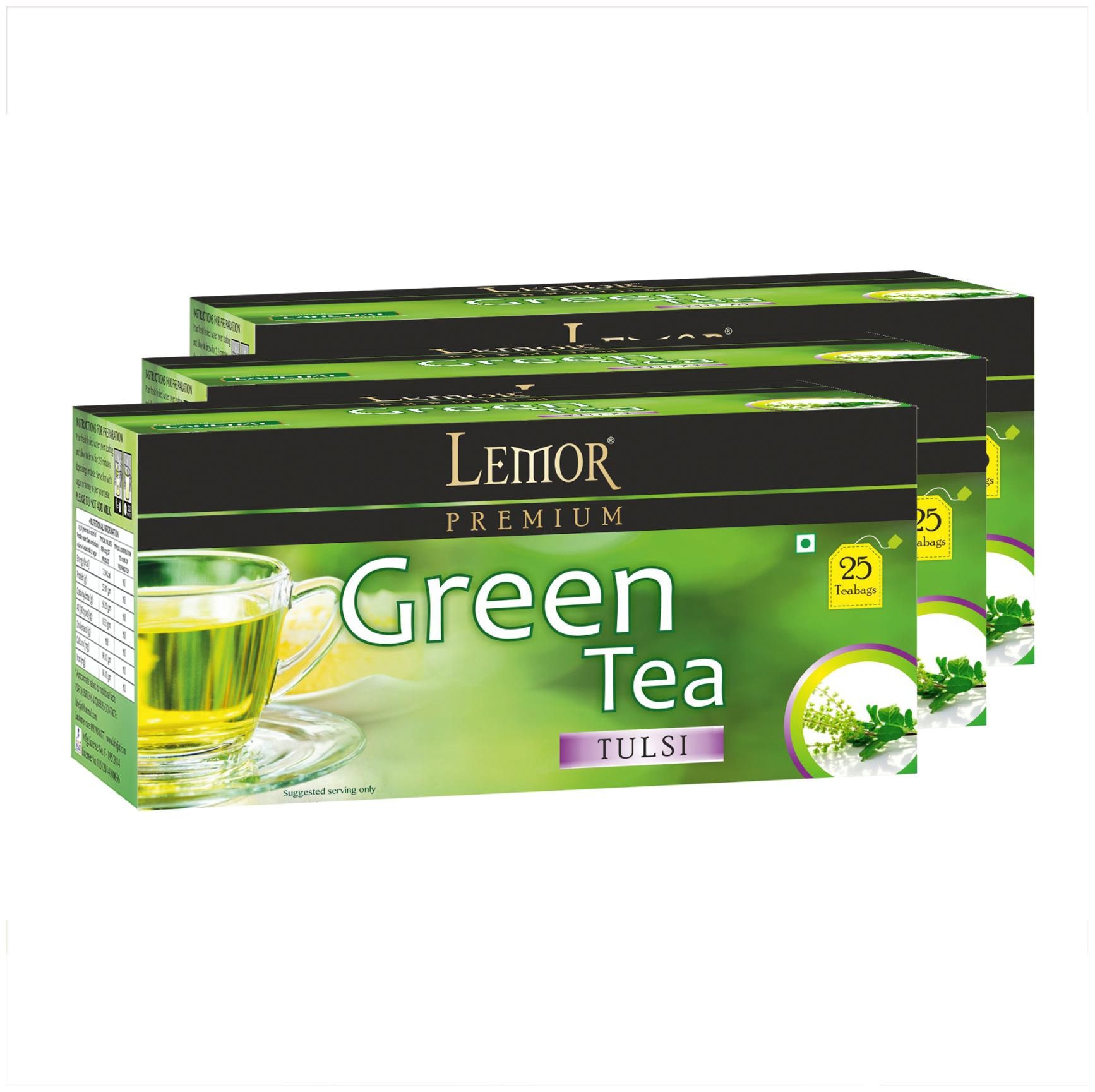 

Green Tea with Tulsi (3 pack of 25 Tea Bag)