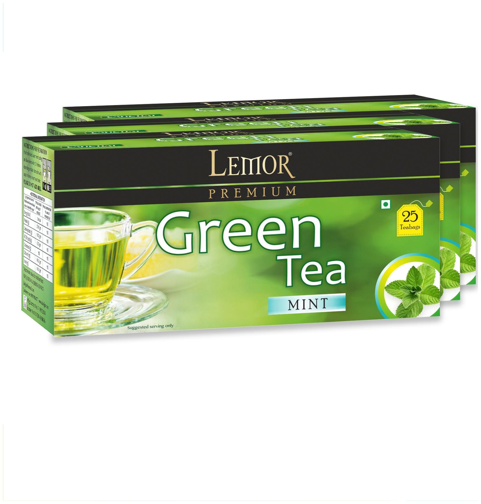 

Green Tea with Mint (3 pack of 25 Tea Bag)