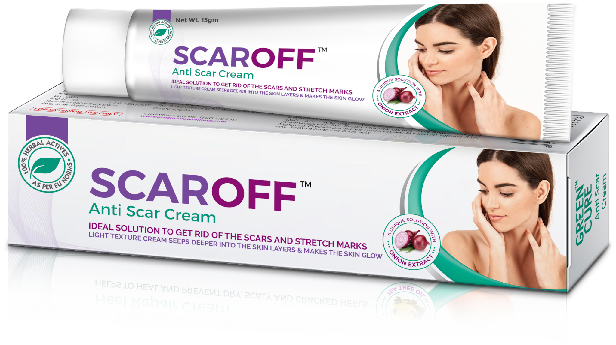 

Greencure Scaroff-Premium Ayurvedic Herbal Antiscar Cream 15 g