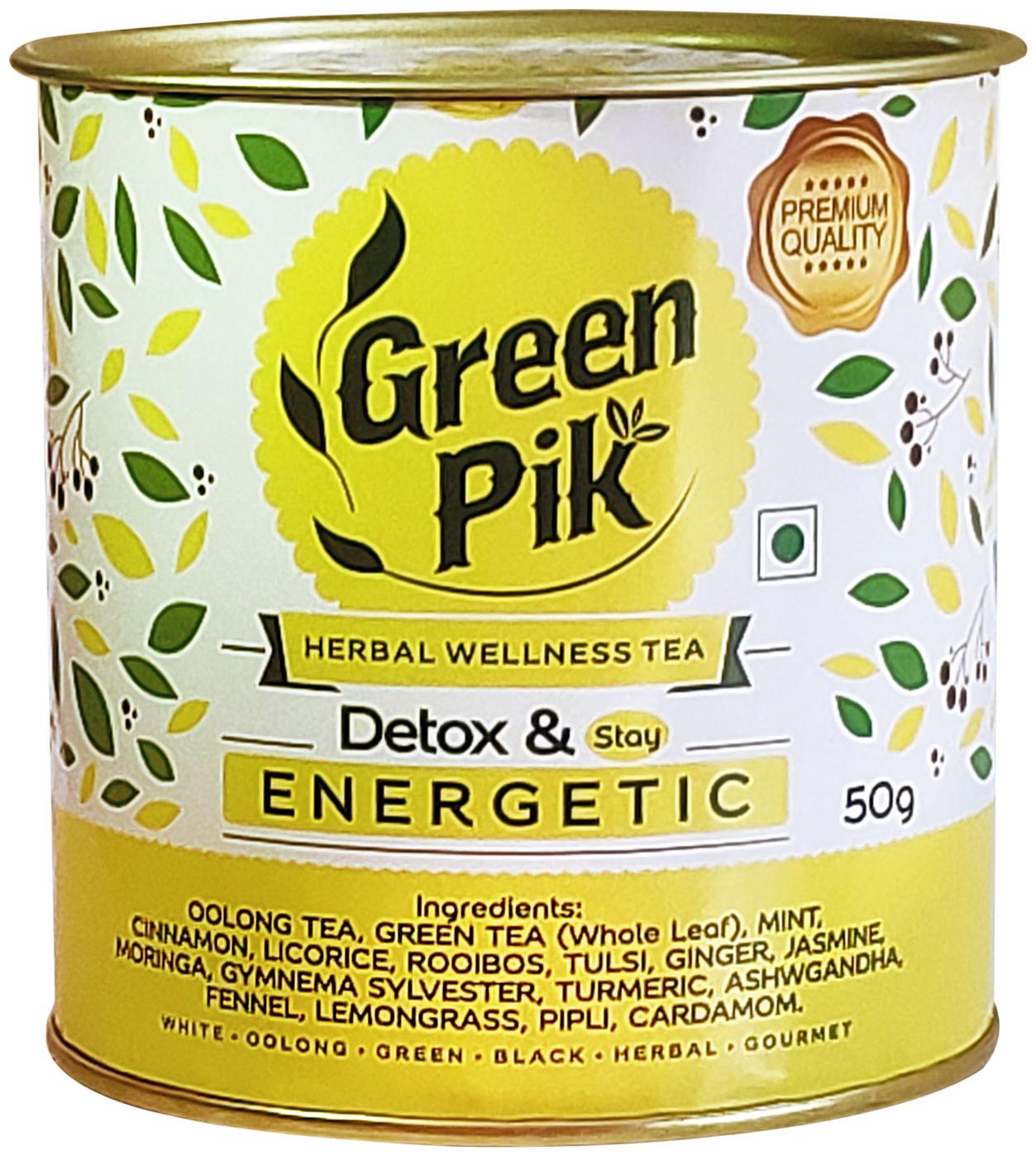 

GreenPik Detox Stay Energetic Green Tea 50 g