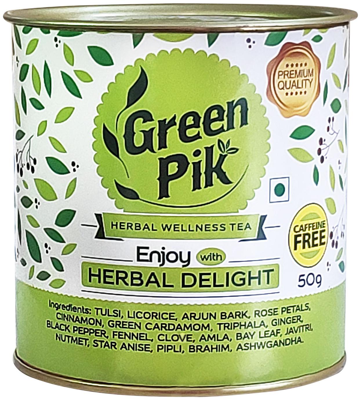 

GreenPik Enjoy with Herbal Delight Green Tea 50 g