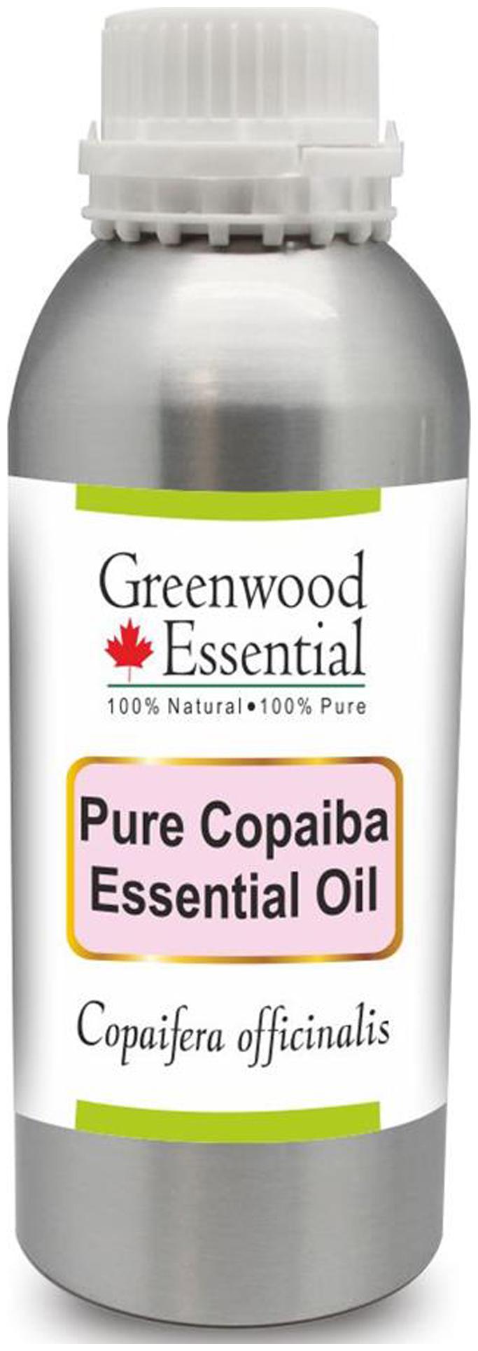 

Greenwood Essential Pure Copaiba Essential Oil (Copaifera officinalis) 100 Natural Therapeutic Grade Steam Distilled 630ml