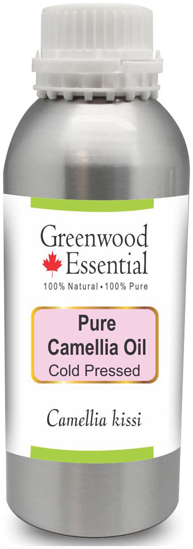 

Greenwood Essential Pure Camellia Oil (Camellia kissi) 100 Natural Therapeutic Grade Cold Pressed 300ml