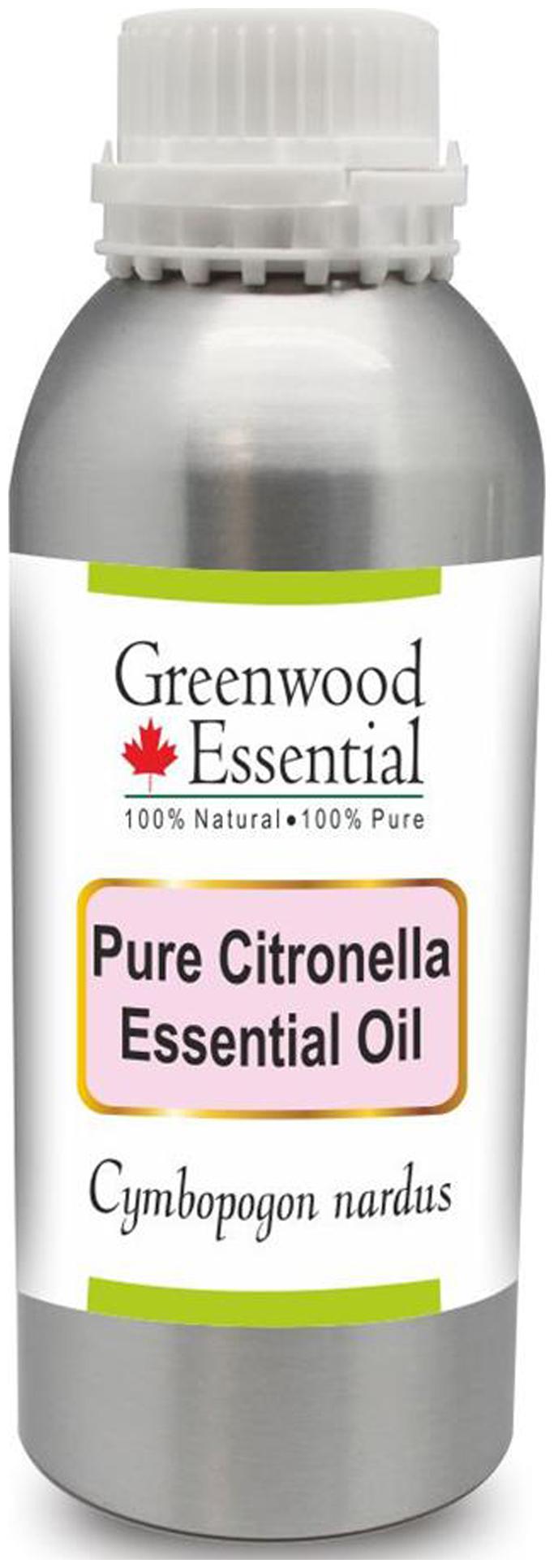 

Greenwood Essential Pure Citronella Essential Oil (Cymbopogon nardus) 100 Natural Therapeutic Grade Steam Distilled 630ml