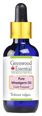 

Greenwood Essential Pure Wheatgerm Oil (Triticum vulgare) with Glass Dropper 100 Natural Therapeutic Grade Cold Pressed 50ml