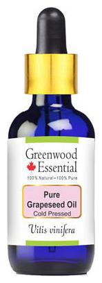 

Greenwood Essential Pure Grapeseed Oil (Vitis vinifera) with Glass Dropper 100 Natural Therapeutic Grade Cold Pressed 30ml