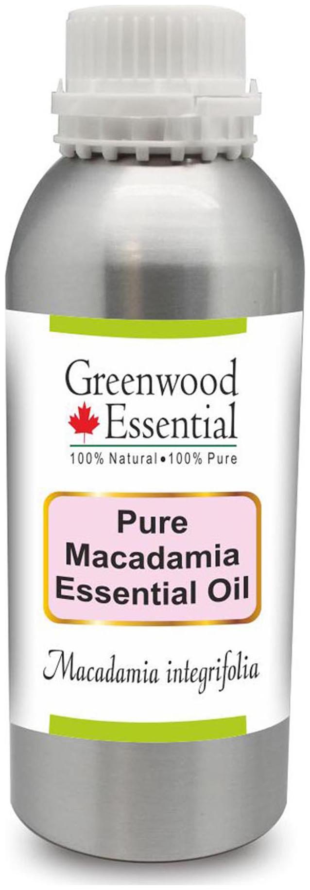 

Greenwood Essential Pure Macadamia Essential Oil (Macadamia integrifolia) 100 Natural Therapeutic Grade Steam Distilled 300ml