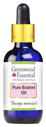 

Greenwood Essential Pure Brahmi Oil (Bacopa monnieri) with Glass Dropper 100 Natural Therapeutic Grade 100ml