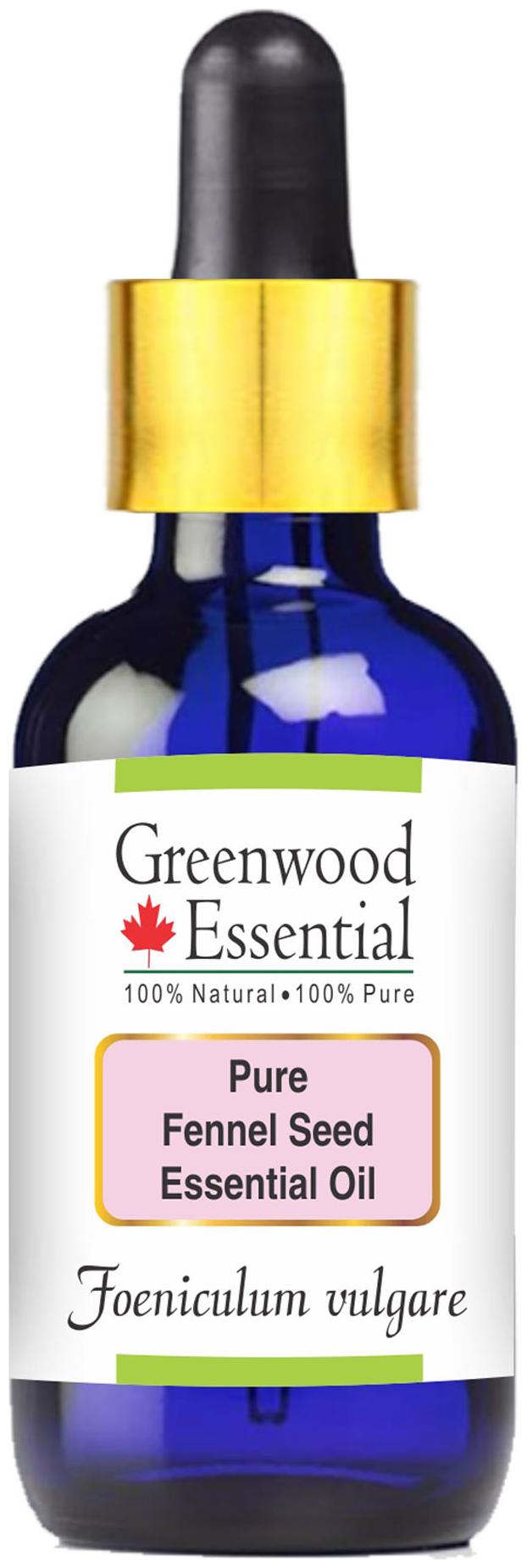 

Greenwood Essential Pure Fennel Seed Essential Oil (Foeniculum vulgare) with Glass Dropper 100 Natural Therapeutic Grade Steam Distilled 100ml