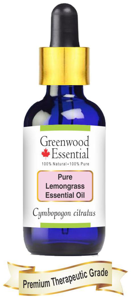 

Greenwood Essential Pure Lemongrass Essential Oil (Cymbopogon Citratus) 100 Natural Therapeutic Grade Steam Distilled 300 ml