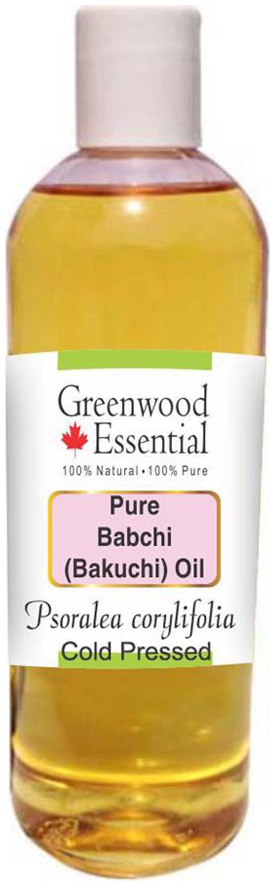 

Greenwood Essential Pure Babchi Oil (Psoralea corylifolia) 100 Natural Therapeutic Grade Cold Pressed 200ml