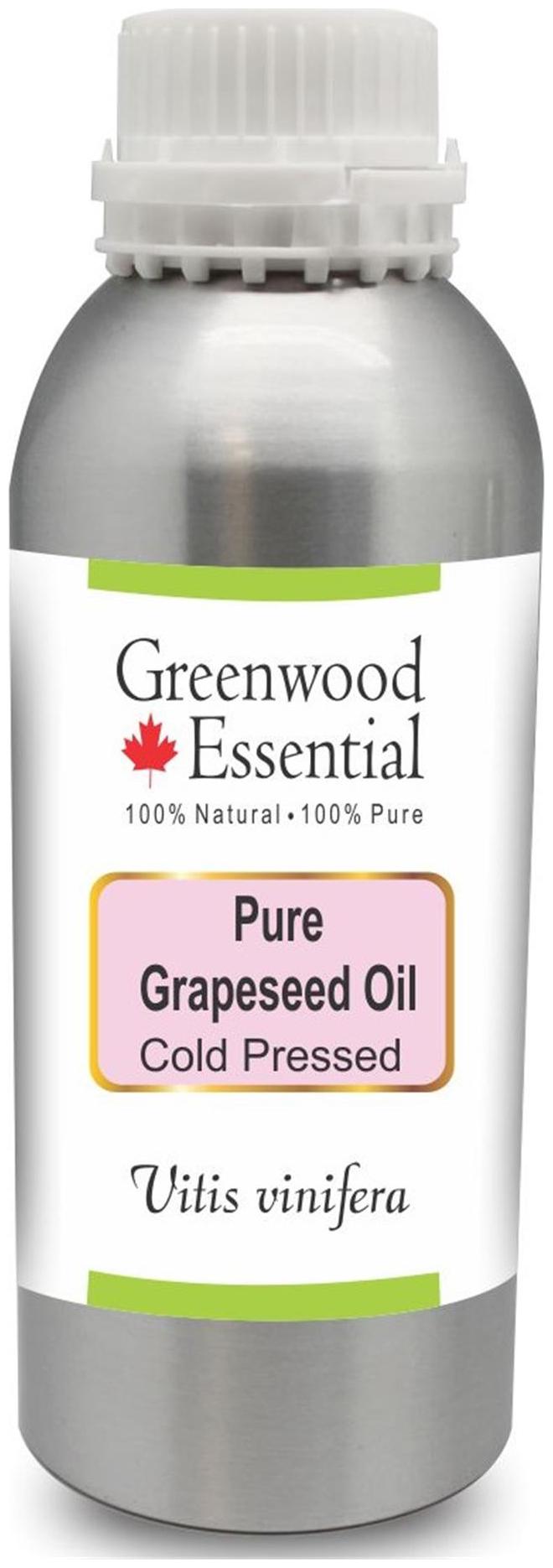 

Greenwood Essential Pure Grapeseed Oil (Vitis vinifera) 100 Natural Therapeutic Grade Cold Pressed 630ml