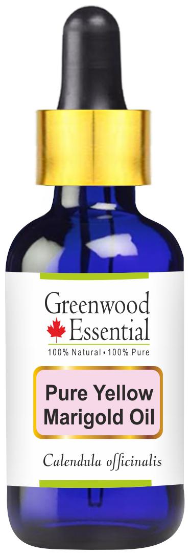 

Greenwood Essential Pure Yellow Marigold Oil (Calendula officinalis) with Glass Dropper 100 Natural Therapeutic Grade 15ml