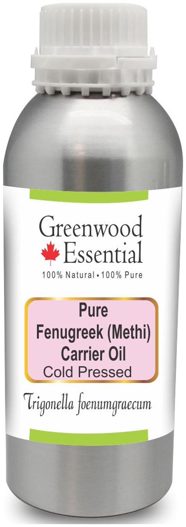 

Greenwood Essential Pure Fenugreek (Methi) Carrier Oil (Trigonella foenumgraecum) 100 Natural Therapeutic Grade Cold Pressed 300ml