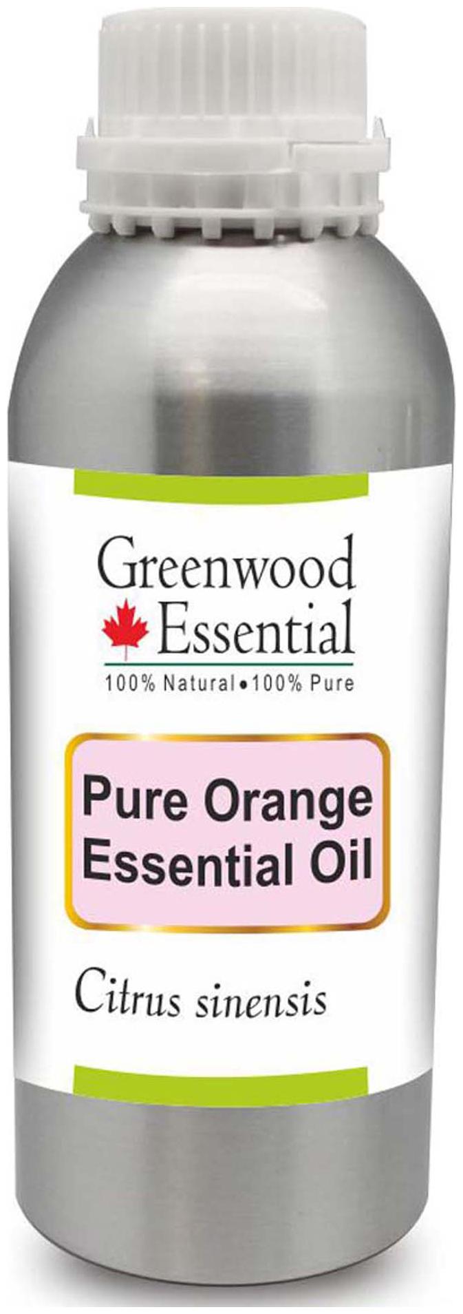 

Greenwood Essential Pure Orange Essential Oil (Citrus sinensis) 100 Natural Therapeutic Grade Steam Distilled 630ml