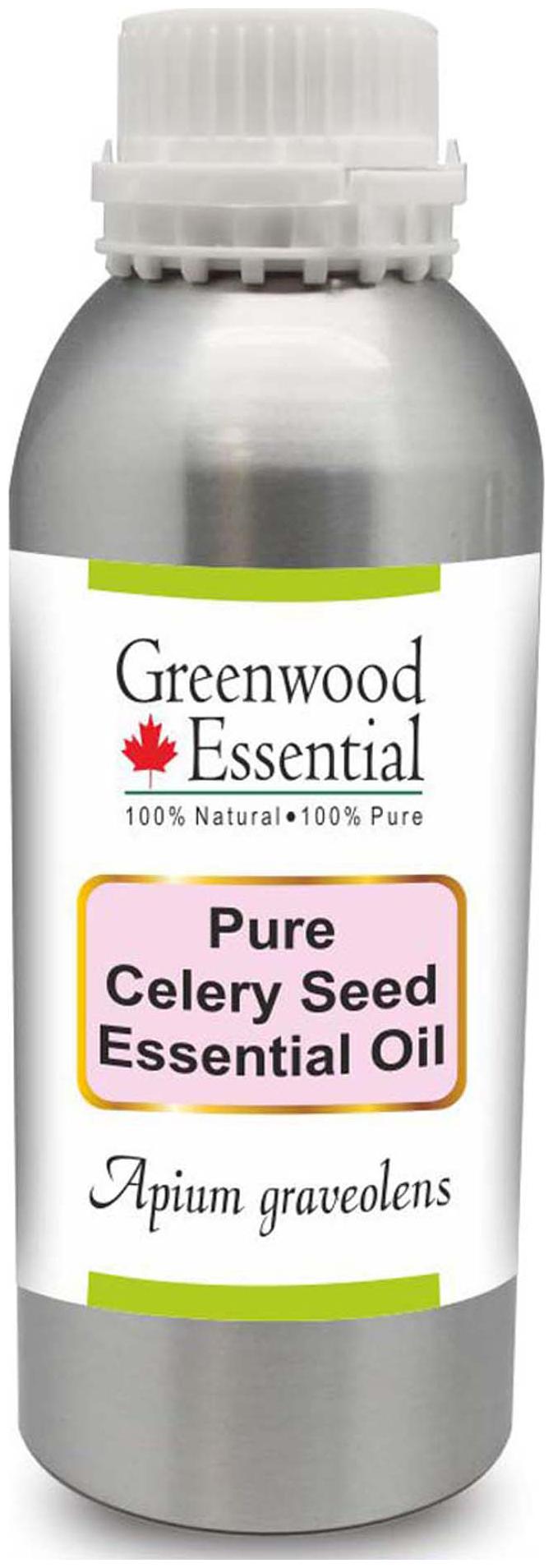 

Greenwood Essential Pure Celery Seed Essential Oil (Apium graveolens) 100 Natural Therapeutic Grade Steam Distilled 630ml