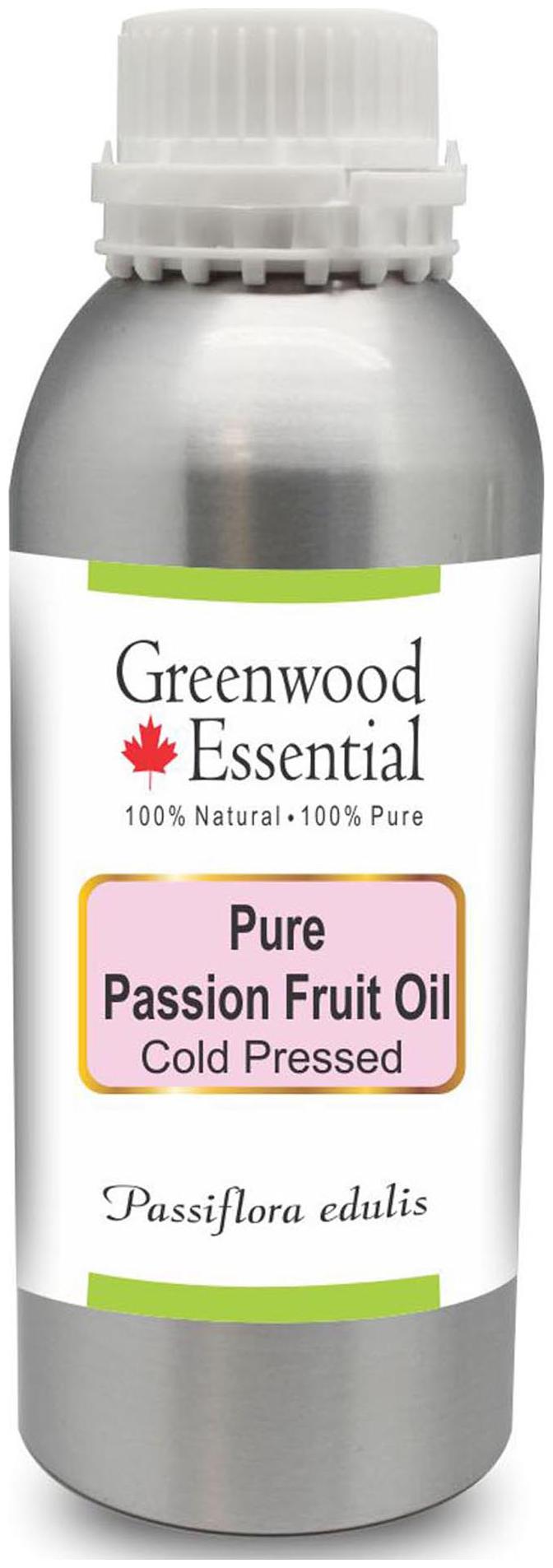 

Greenwood Essential Pure Passion Fruit Oil (Passiflora edulis) 100 Natural Therapeutic Grade Cold Pressed 300ml