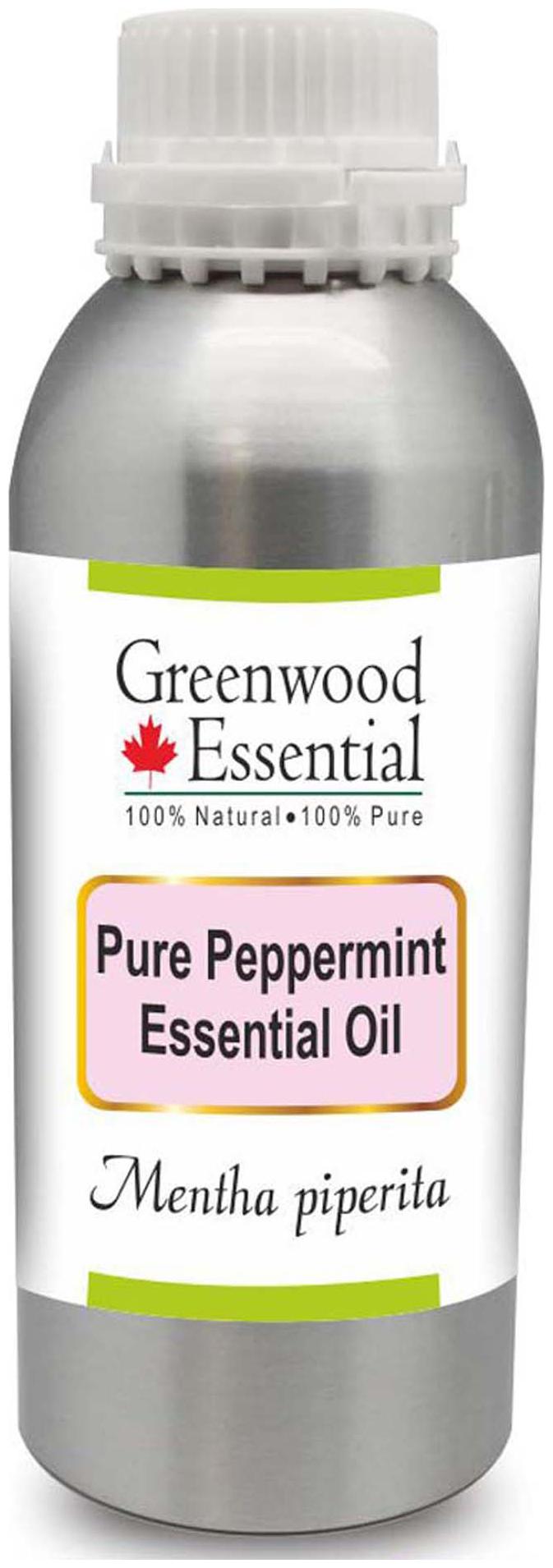 

Greenwood Essential Pure Peppermint Essential Oil (Mentha piperita) 100 Natural Therapeutic Grade Steam Distilled 630ml