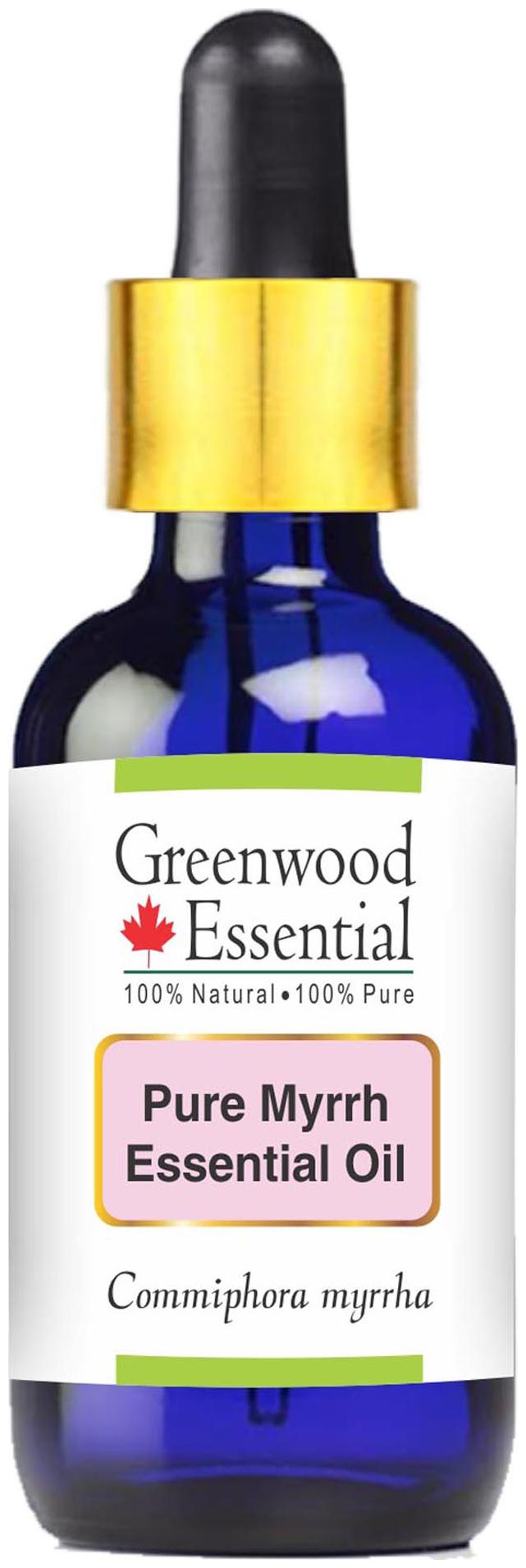 

Greenwood Essential Pure Myrrh Essential Oil (Commiphora myrrha) with Glass Dropper 100 Natural Therapeutic Grade Steam Distilled 10ml