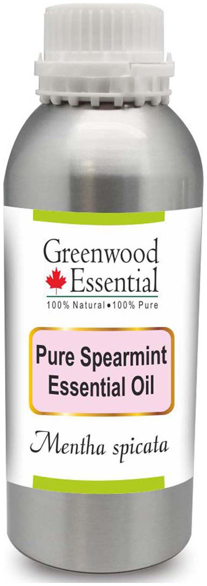 

Greenwood Essential Pure Spearmint Essential Oil (Mentha spicata) 100 Natural Therapeutic Grade Steam Distilled 300ml