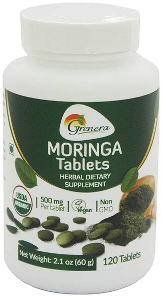 Buy Grenera Organic Moringa Tablets 120 Tablets Bottle Online At Low Prices In India Paytmmall Com