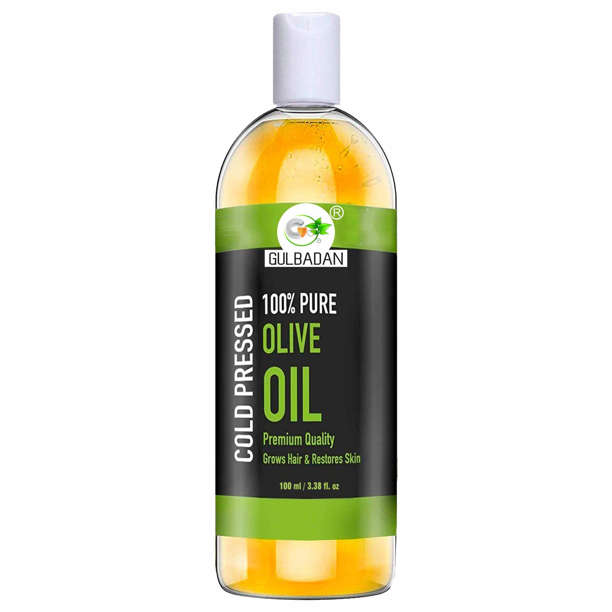 

GULBADAN Organics 100 Pure Extra Light Olive Oil Hair Oil (100 ml) (Pack Of 1)
