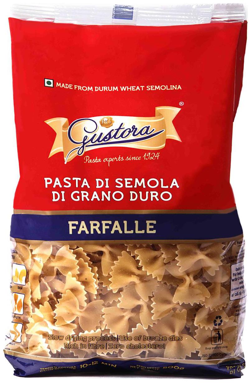 

Gustora Pasta Farfalle 500G 1pc