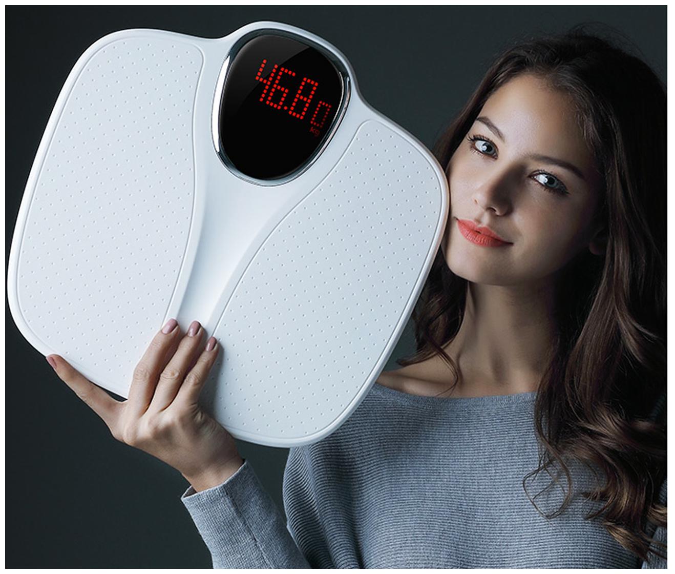 

GVC High Precision(0 05 kg) Magic Display Weighing Scale - White