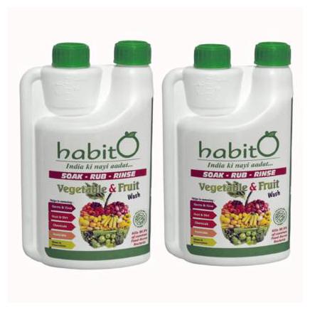

Habito Vegetable Fruit Wash 500 ml (Pack of 2)