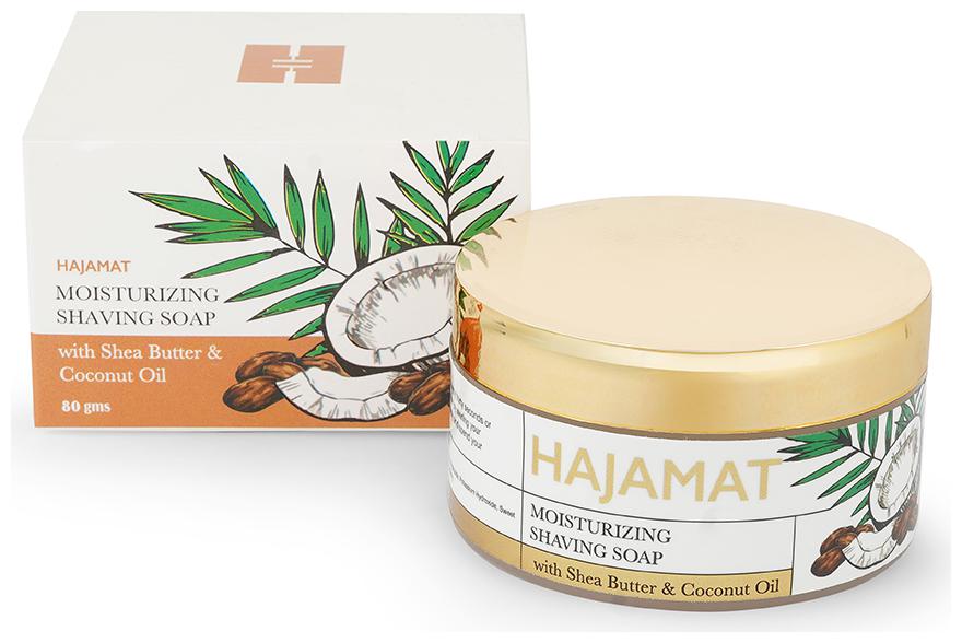 

Hajamat Moisturizing Shaving Soap with Shea Butter 80 g (Pack of 1)