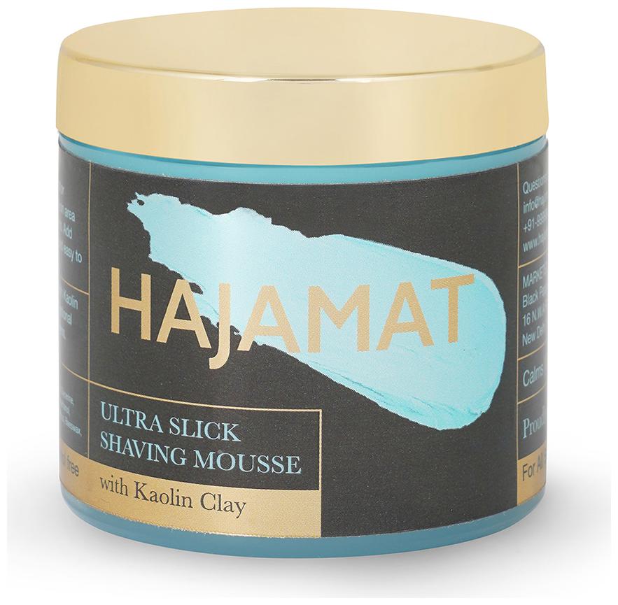 

HAJAMAT Ultra Slick Shaving Mousse with Kaolin Clay Shaving Cream 100 g