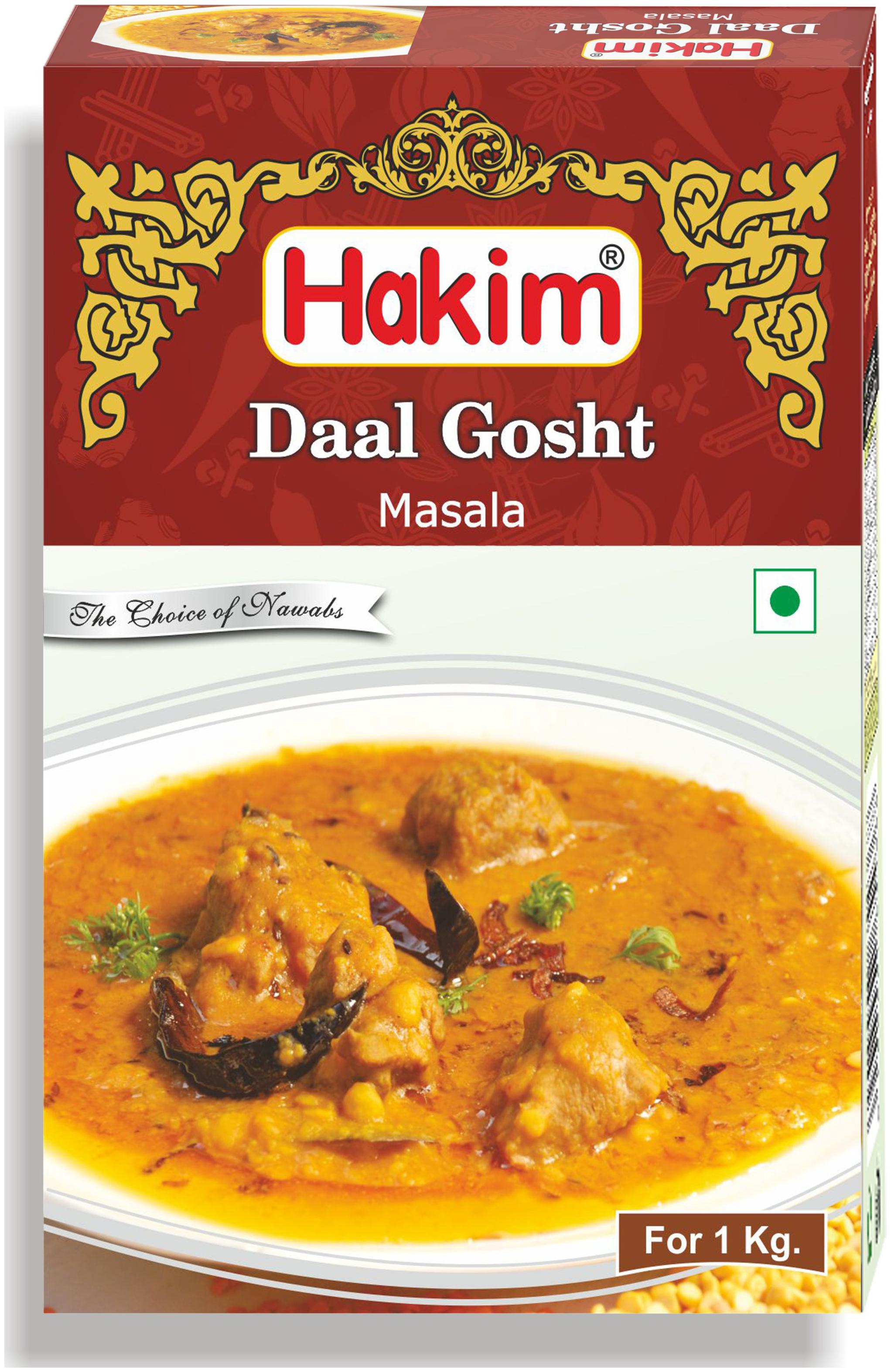 

Hakim Authentic Mughlai Daal Gosht Masala--50g each Pack of 6