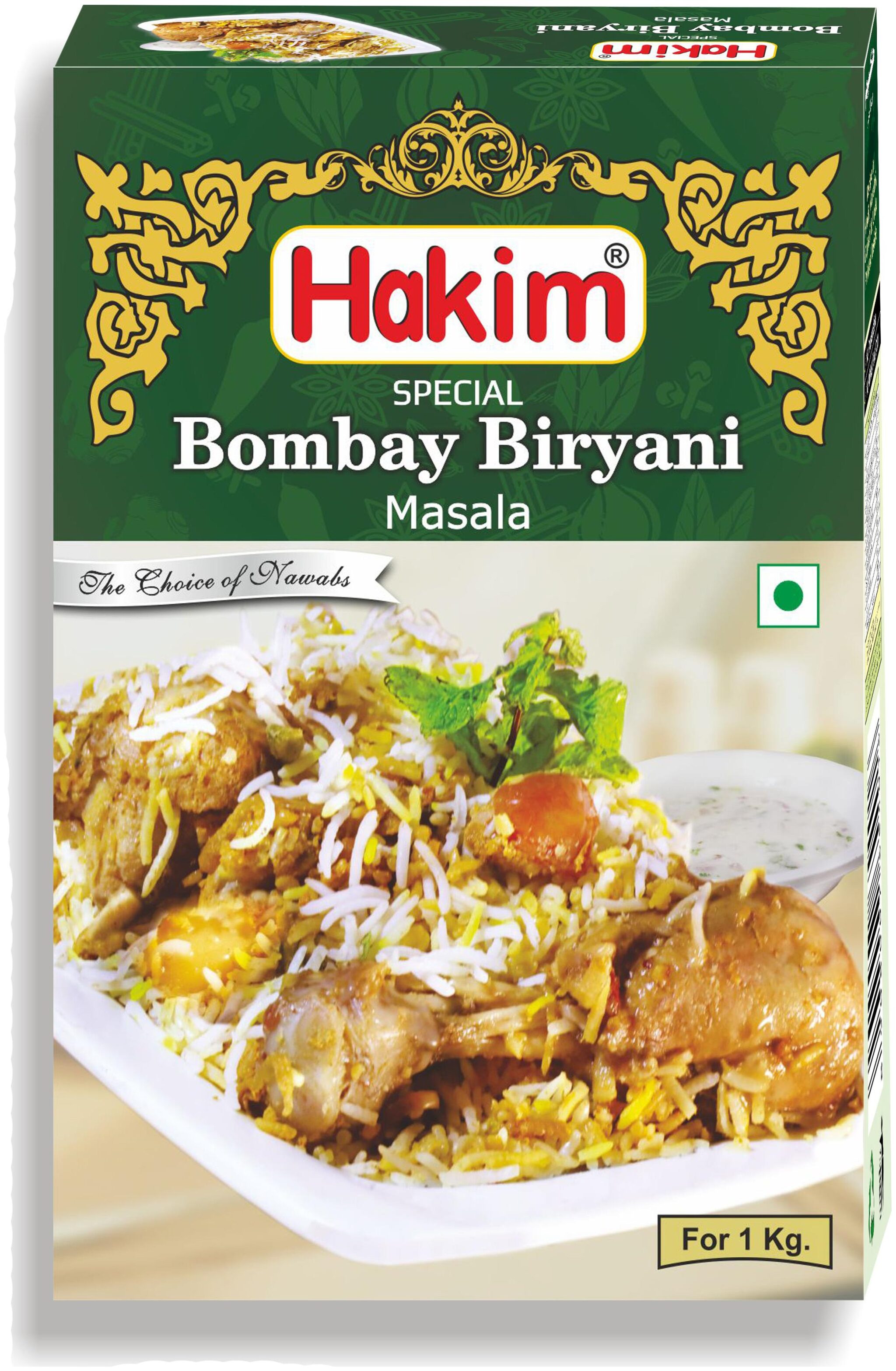 

Hakim Authentic Mughlai Special Bombay biryani Masala--60g each Pack of 6