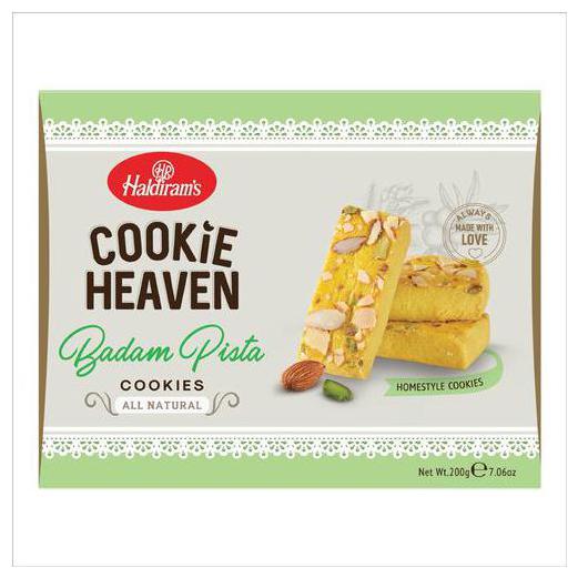 

Haldiram s Cookie Heaven - Badam Pista 200 g
