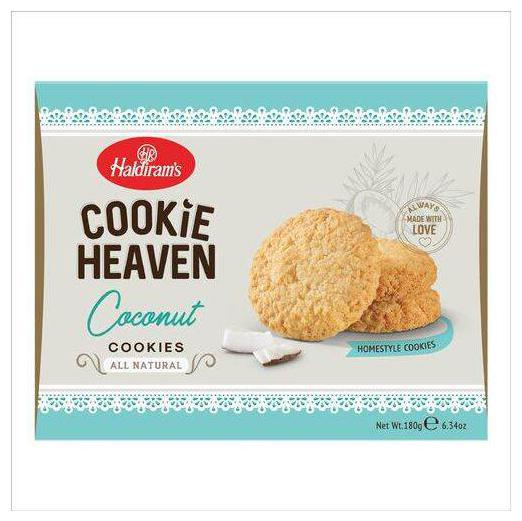

Haldirams Cookies Heaven - Coconut 180 g