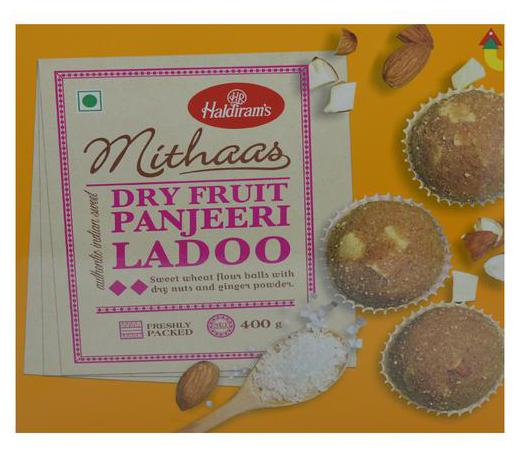 

Haldirams Dry Fruit Panjeeri Ladoo 400 g