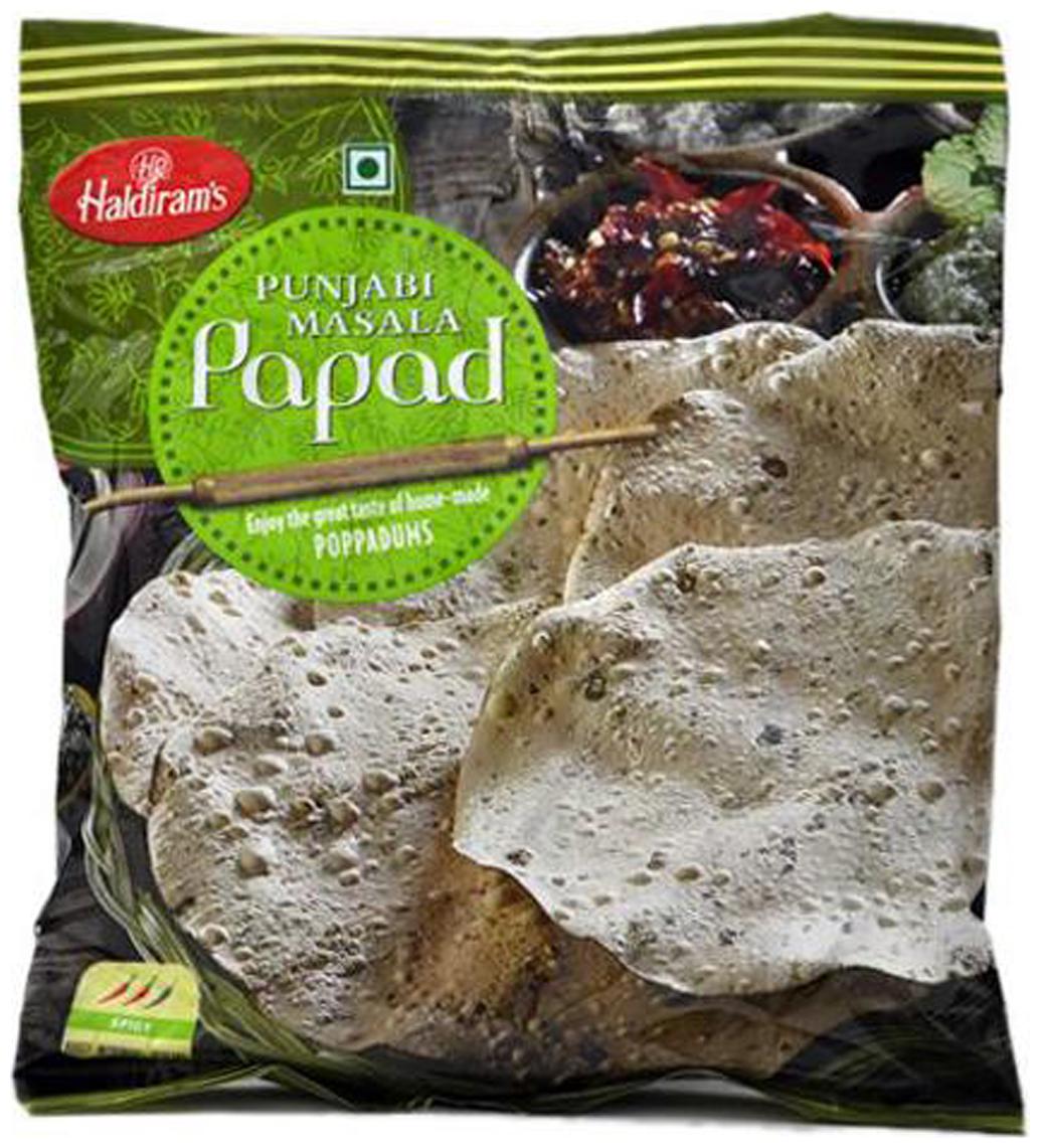 

Haldirams Papad - Punjabi (Del) 200 g