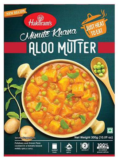 

Haldirams Ready To Eat - Aloo Mutter 300 g