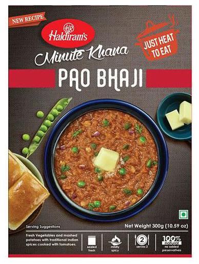 

Haldirams Ready To Eat Pav Bhaji 300 g